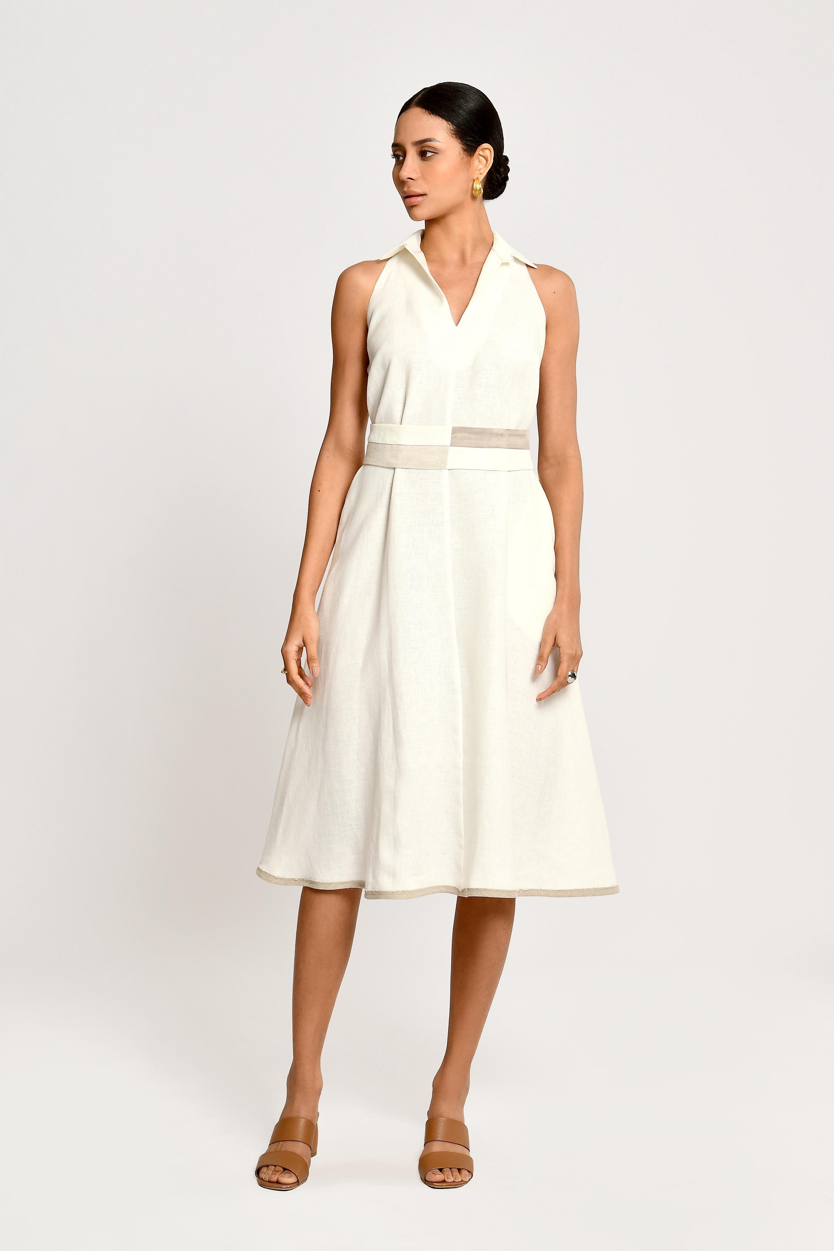 Vestido Gali – Elegancia Atemporal en Lino Natural
