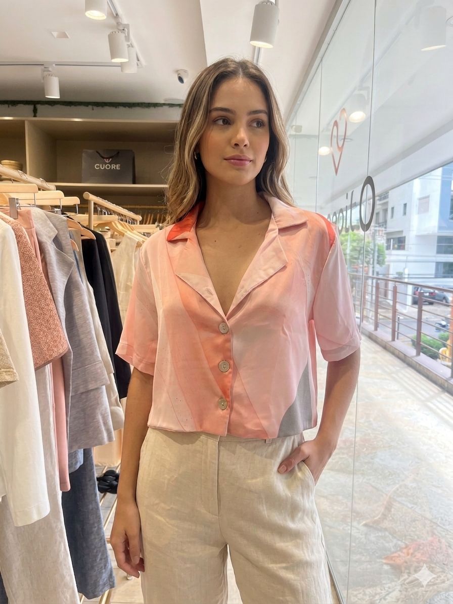 Mila Top Print LQ